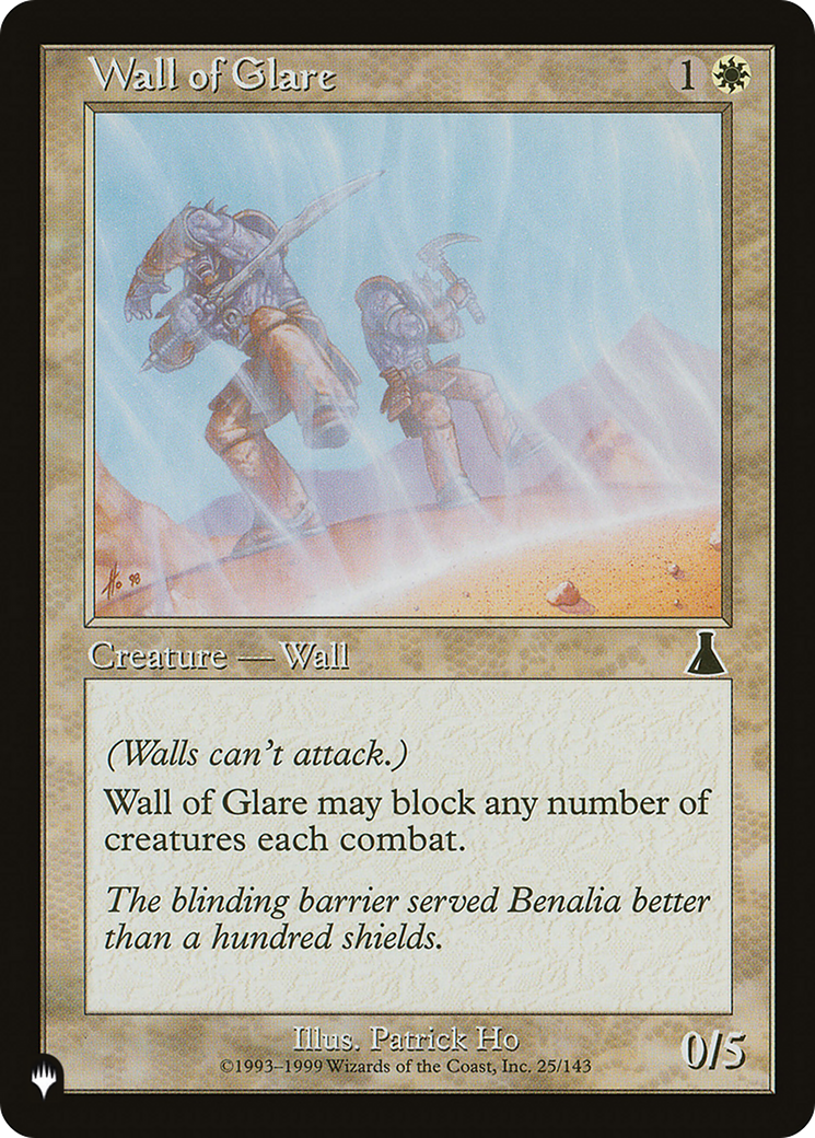 Wall of Glare [The List Reprints] | The CG Realm