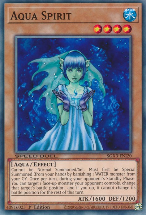 Aqua Spirit [SGX3-ENI20] Common | The CG Realm