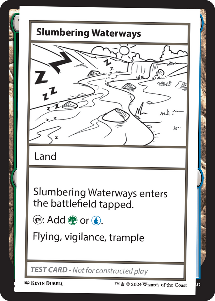 Slumbering Waterways [Mystery Booster 2 Playtest Cards] | The CG Realm