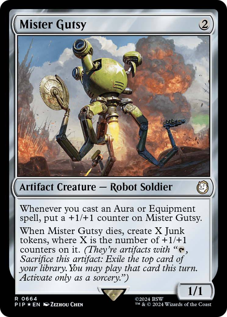 Mister Gutsy (Surge Foil) [Fallout] | The CG Realm