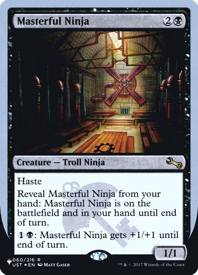 Masterful Ninja (Unfinity Foil Edition) [The List] | The CG Realm