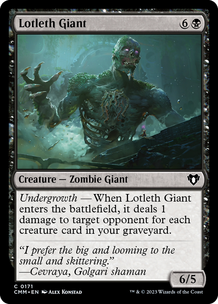 Lotleth Giant [Commander Masters] | The CG Realm