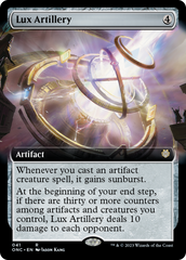 Lux Artillery (Extended Art) [Phyrexia: All Will Be One Commander] | The CG Realm