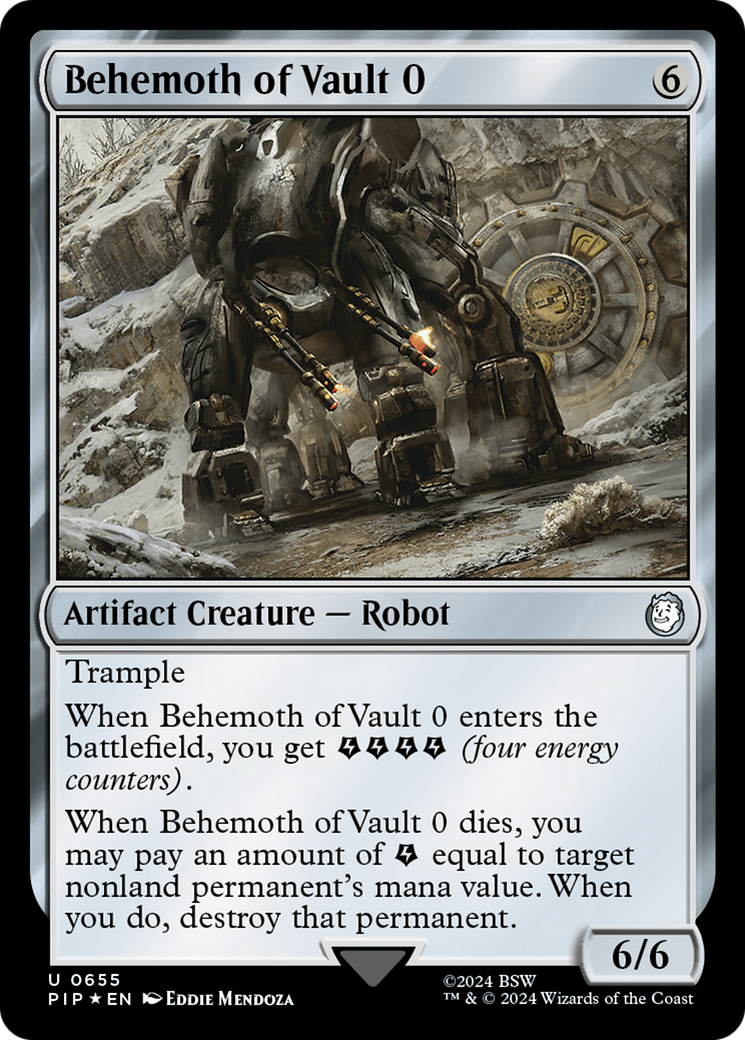 Behemoth of Vault 0 (Surge Foil) [Fallout] | The CG Realm