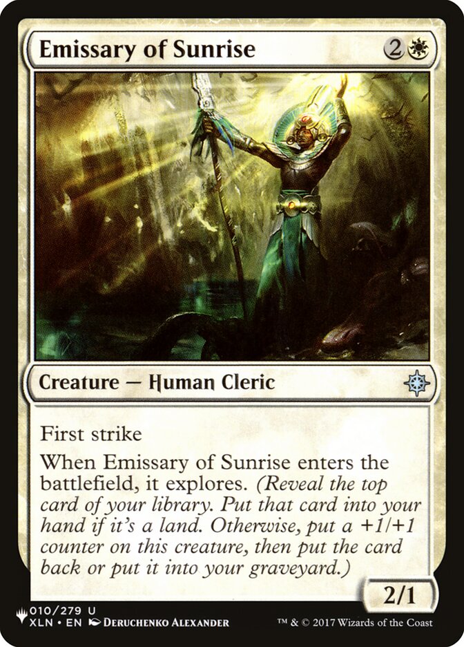 Emissary of Sunrise [The List] | The CG Realm