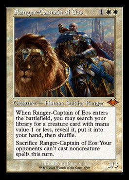 Ranger-Captain of Eos (Retro Foil Etched) [Modern Horizons] | The CG Realm