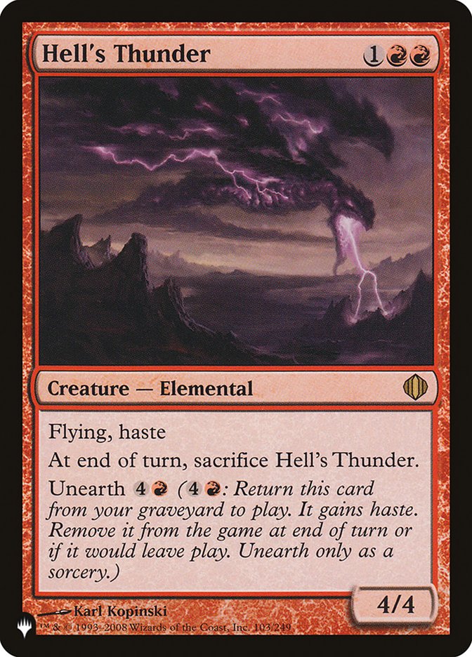 Hell's Thunder [The List] | The CG Realm