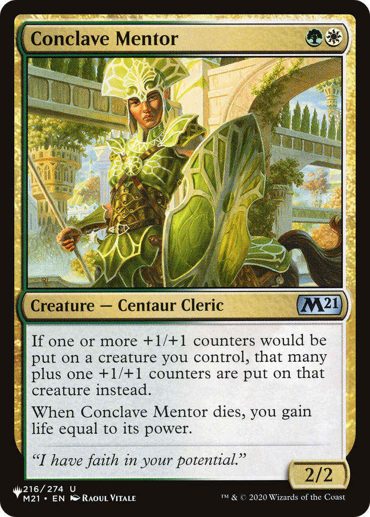 Conclave Mentor [The List Reprints] | The CG Realm