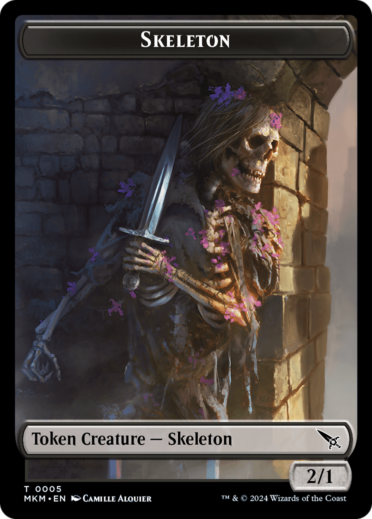 Thopter (0020) // Skeleton Double-Sided Token [Murders at Karlov Manor Tokens] | The CG Realm