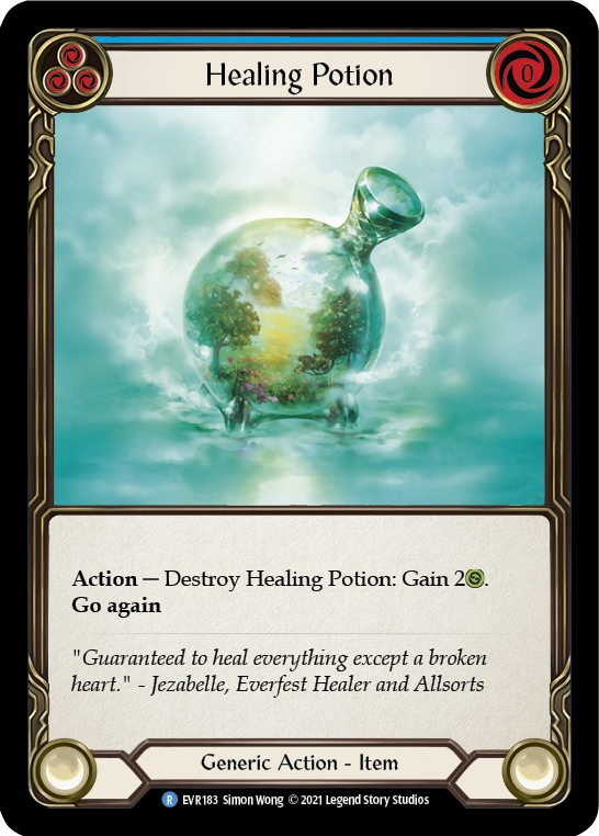 Healing Potion [EVR183] (Everfest)  1st Edition Cold Foil | The CG Realm