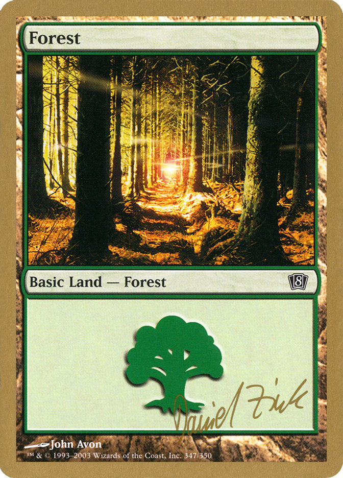 Forest (dz347) (Daniel Zink) [World Championship Decks 2003] | The CG Realm