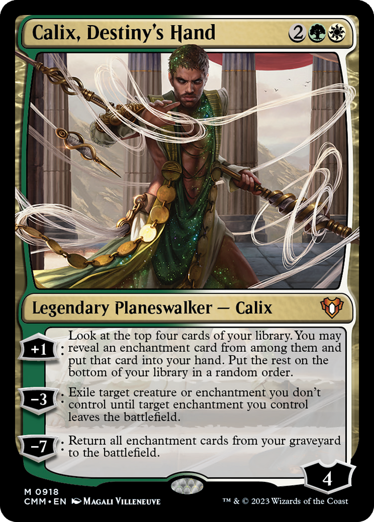 Calix, Destiny's Hand [Commander Masters] | The CG Realm