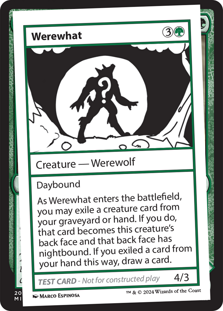 Werewhat [Mystery Booster 2 Playtest Cards] | The CG Realm