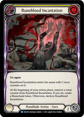 Runeblood Incantation (Yellow) [EVR108] (Everfest)  1st Edition Rainbow Foil | The CG Realm