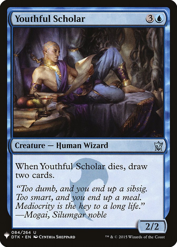 Youthful Scholar [Mystery Booster] | The CG Realm