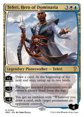 Teferi, Hero of Dominaria (White Border) [Mystery Booster 2] | The CG Realm