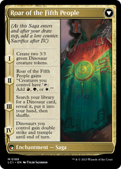 Huatli, Poet of Unity // Roar of the Fifth People [The Lost Caverns of Ixalan Prerelease Cards] | The CG Realm