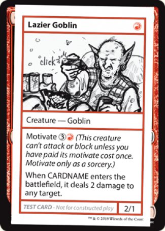 Lazier Goblin (2021 Edition) [Mystery Booster Playtest Cards] | The CG Realm