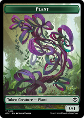 Plant // Sand Warrior Double-Sided Token [Outlaws of Thunder Junction Commander Tokens] | The CG Realm