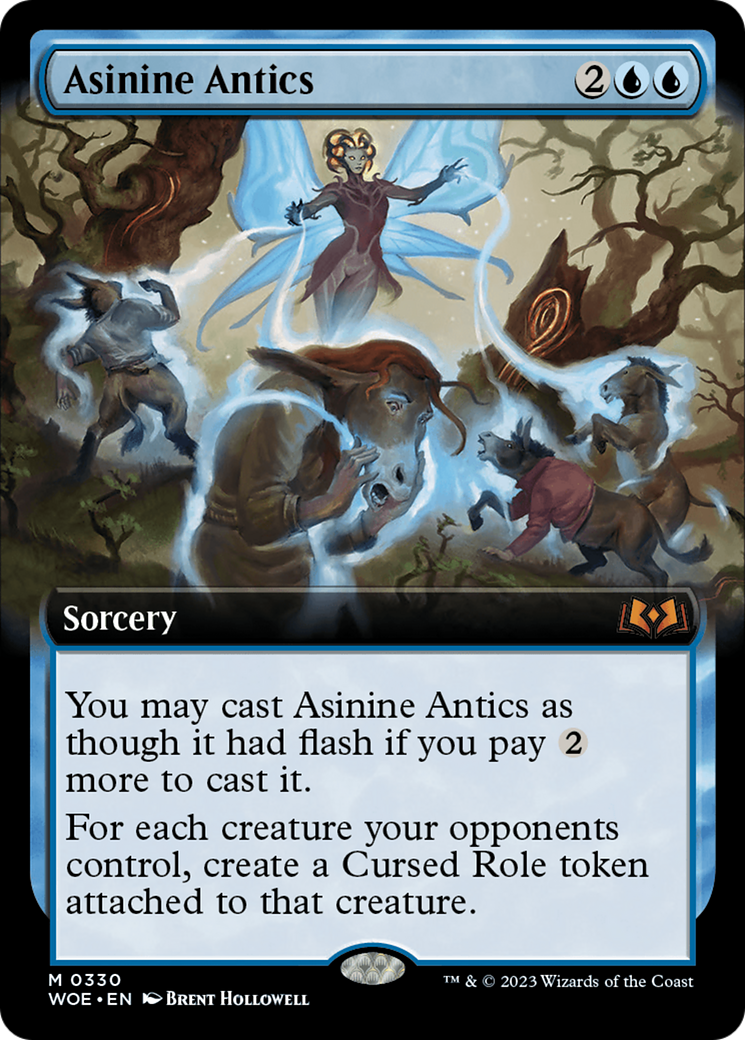 Asinine Antics (Extended Art) [Wilds of Eldraine] | The CG Realm