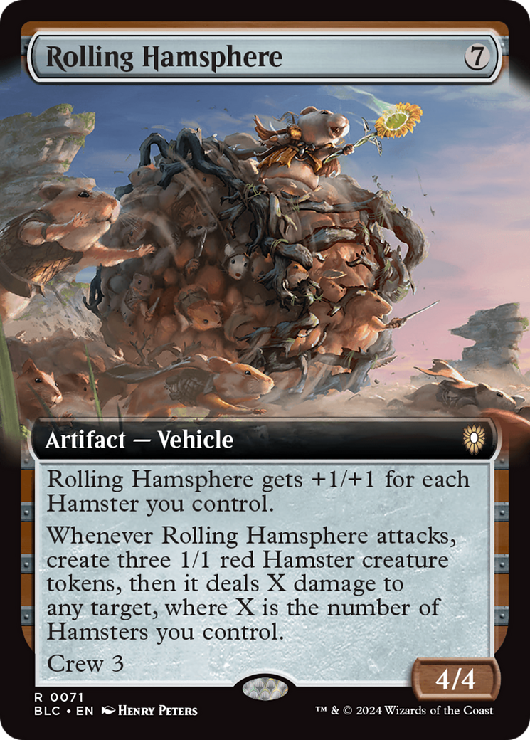 Rolling Hamsphere (Extended Art) [Bloomburrow Commander] | The CG Realm