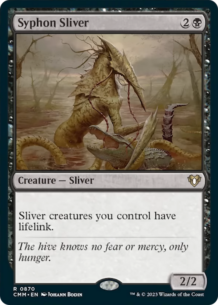 Syphon Sliver [Commander Masters] | The CG Realm