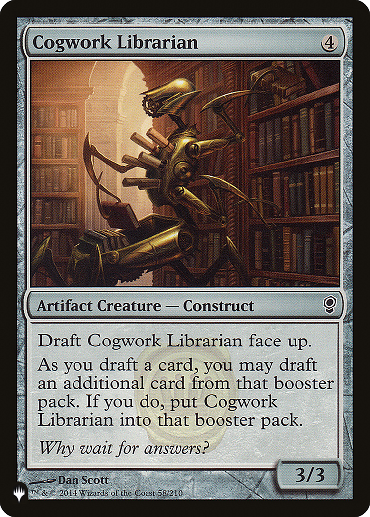 Cogwork Librarian [The List Reprints] | The CG Realm