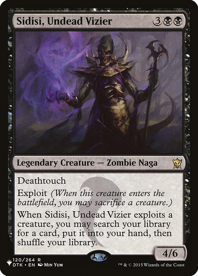 Sidisi, Undead Vizier [The List] | The CG Realm