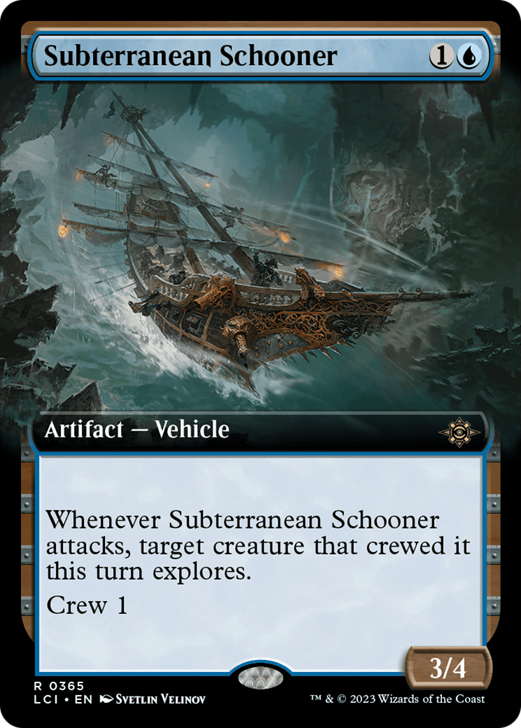 Subterranean Schooner (Extended Art) [The Lost Caverns of Ixalan] | The CG Realm