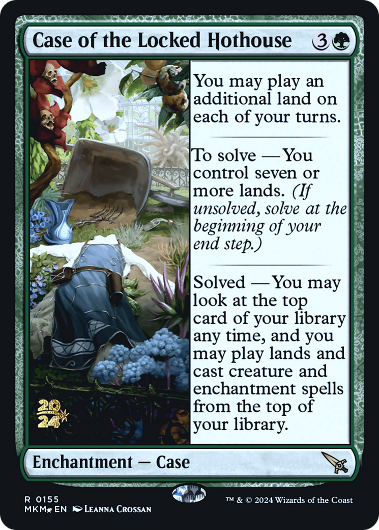 Case of the Locked Hothouse [Murders at Karlov Manor Prerelease Promos] | The CG Realm