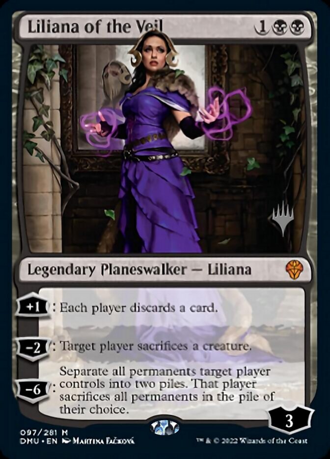 Liliana of the Veil (Promo Pack) [Dominaria United Promos] | The CG Realm