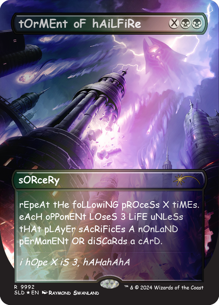 tOrMEnt oF hAiLFiRe (Rainbow Foil) [Secret Lair Drop Series] | The CG Realm