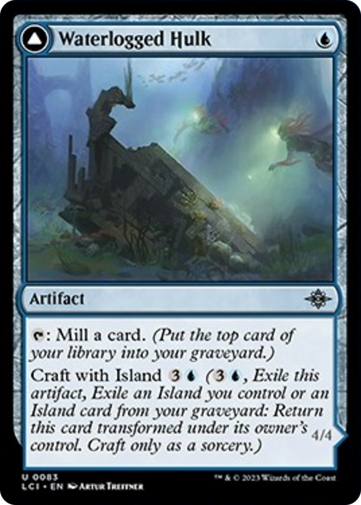 Waterlogged Hulk // Watertight Gondola [The Lost Caverns of Ixalan] | The CG Realm