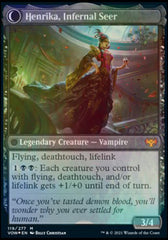 Henrika Domnathi // Henrika, Infernal Seer [Innistrad: Crimson Vow Prerelease Promos] | The CG Realm