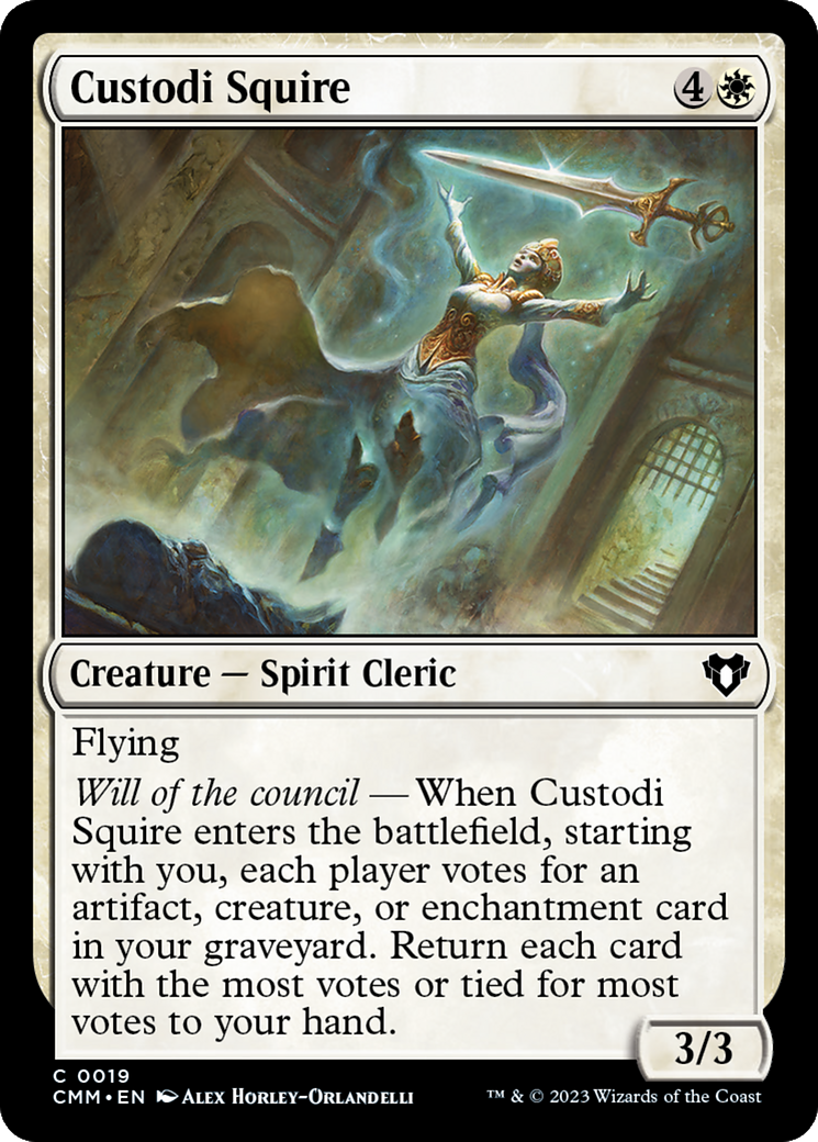 Custodi Squire [Commander Masters] | The CG Realm