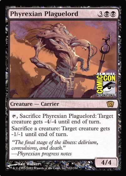 Phyrexian Plaguelord (San Diego Comic Con Oversized) [Oversize Cards] | The CG Realm