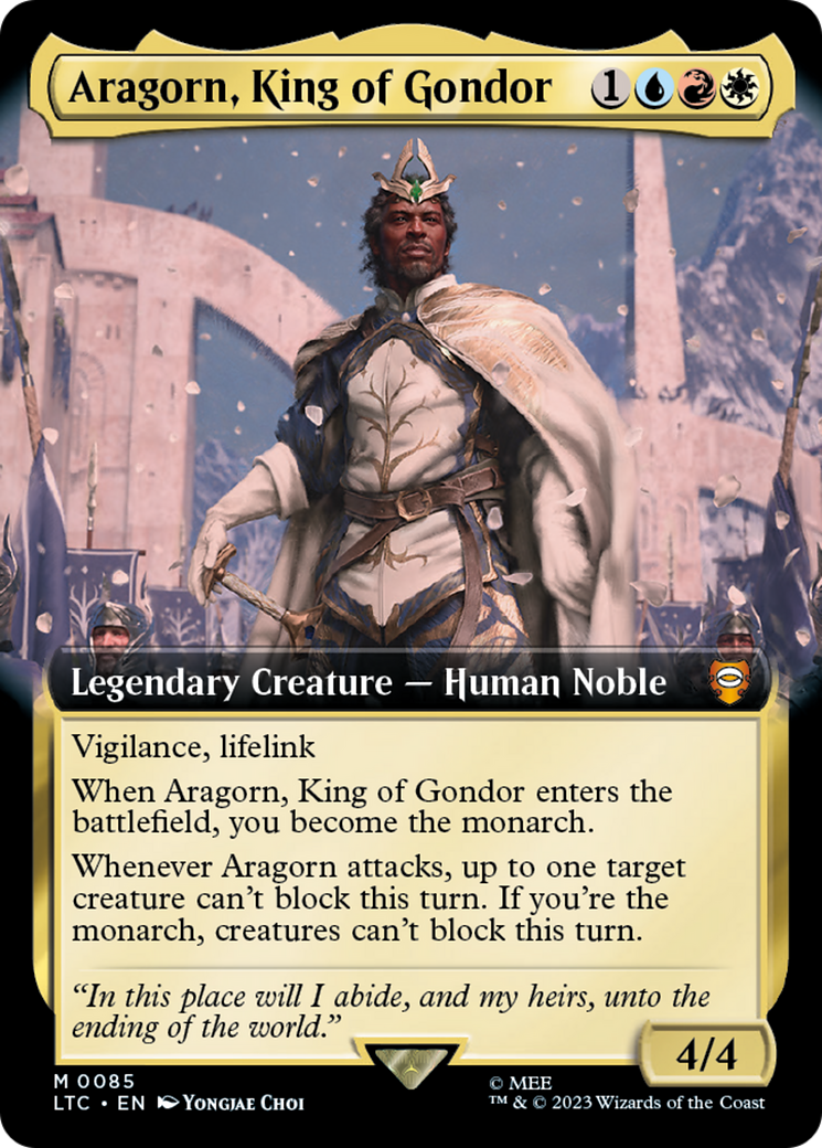 Aragorn, King of Gondor (Extended Art) [The Lord of the Rings: Tales of Middle-Earth Commander] | The CG Realm