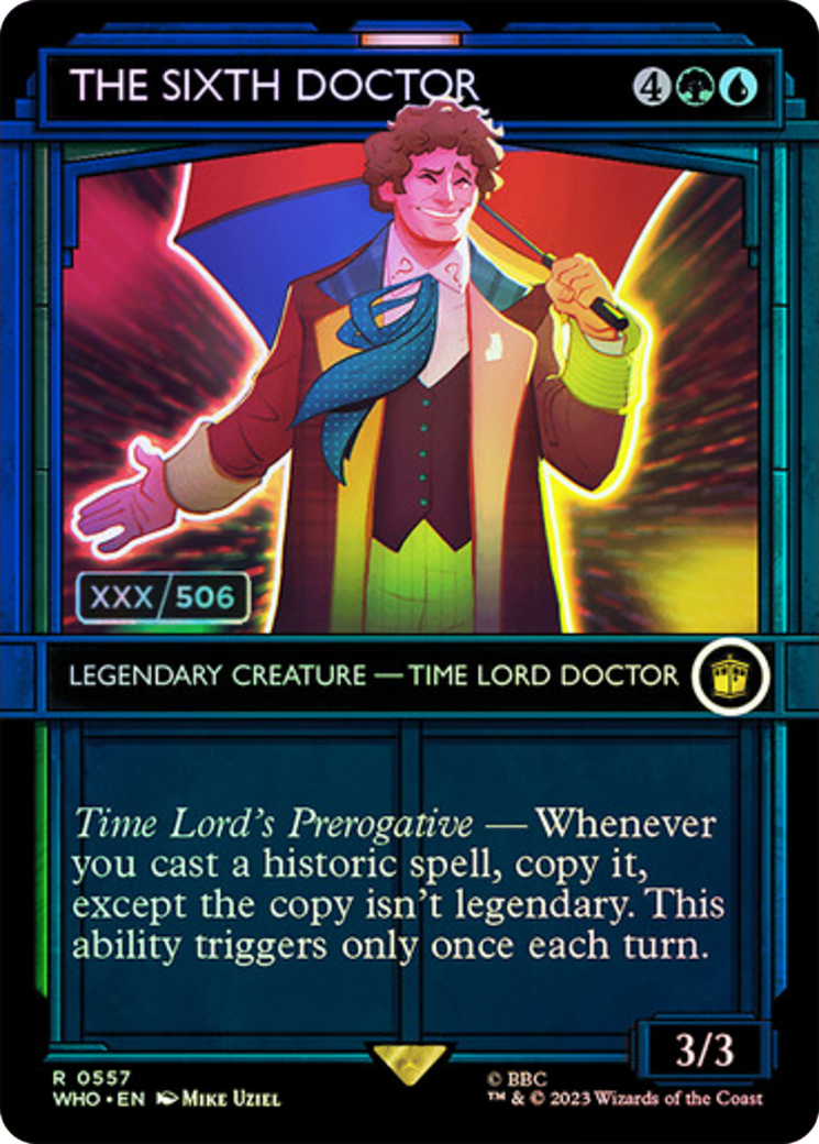 The Sixth Doctor (Serial Numbered) [Doctor Who] | The CG Realm