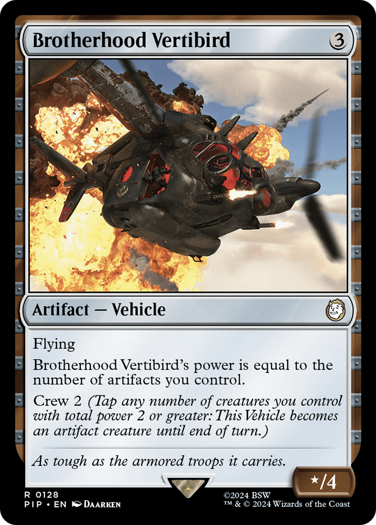 Brotherhood Vertibird [Fallout] | The CG Realm