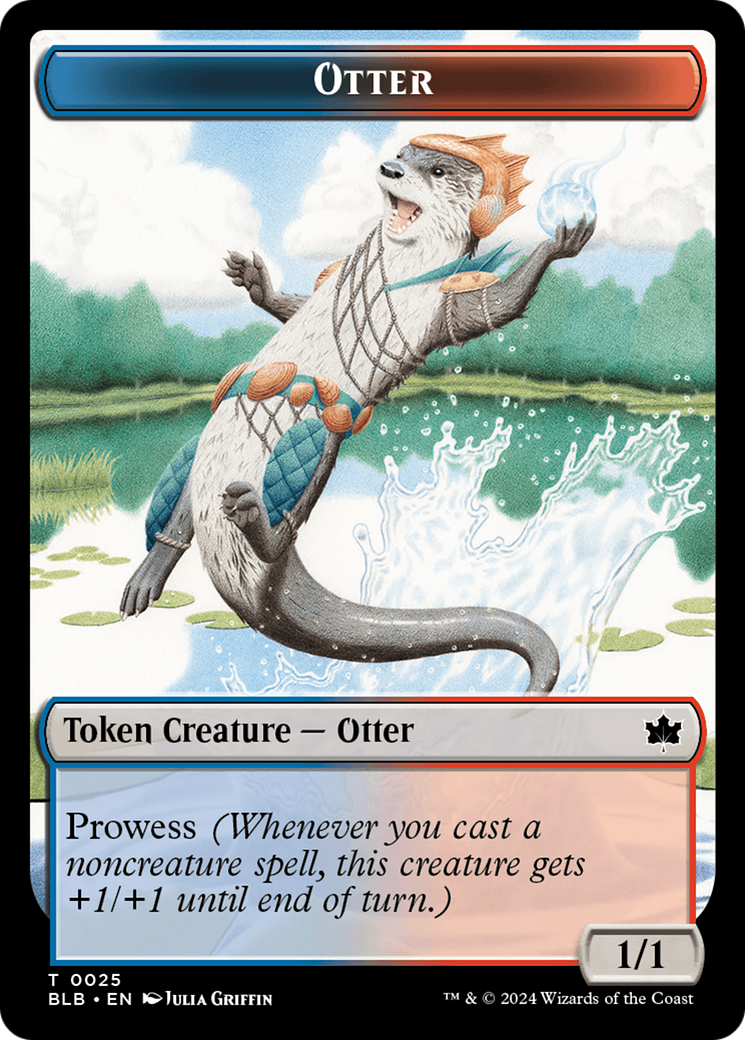 Otter // Copy Double-Sided Token [Bloomburrow Tokens] | The CG Realm