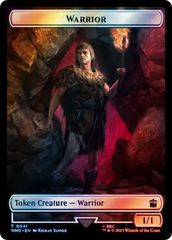 Warrior // Beast (0049) Double-Sided Token (Surge Foil) [Doctor Who Tokens] | The CG Realm