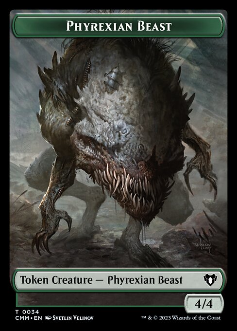 Eldrazi Scion // Phyrexian Beast Double-Sided Token [Commander Masters Tokens] | The CG Realm