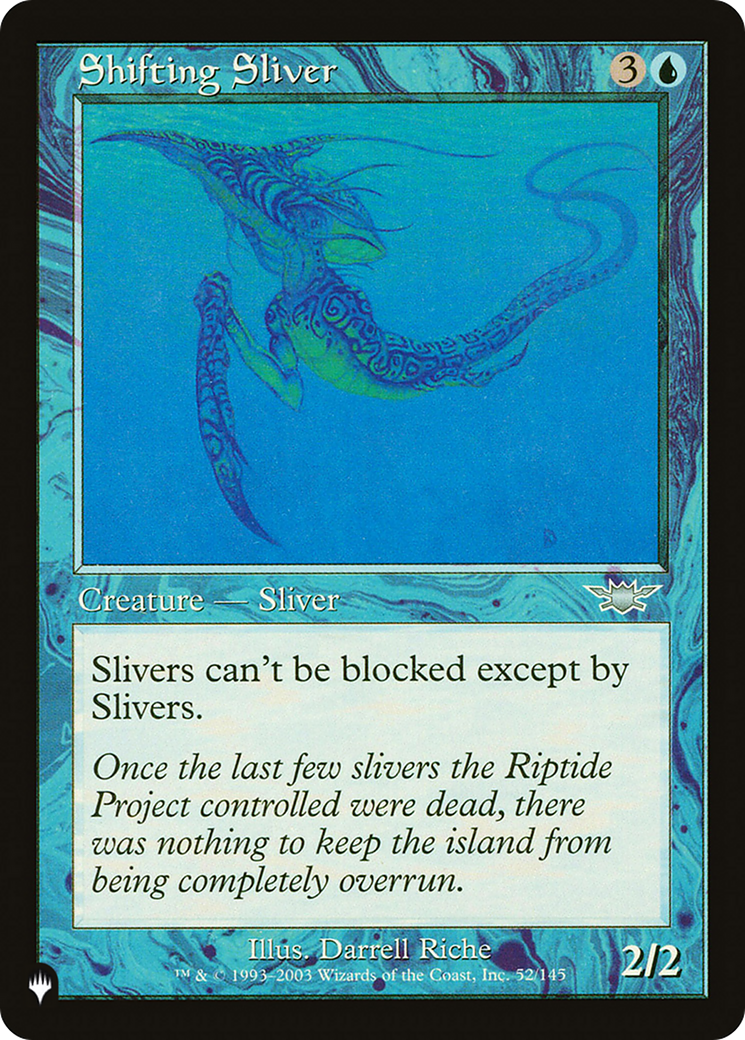 Shifting Sliver [The List] | The CG Realm