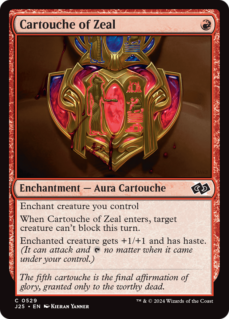 Cartouche of Zeal [Foundations Jumpstart] | The CG Realm