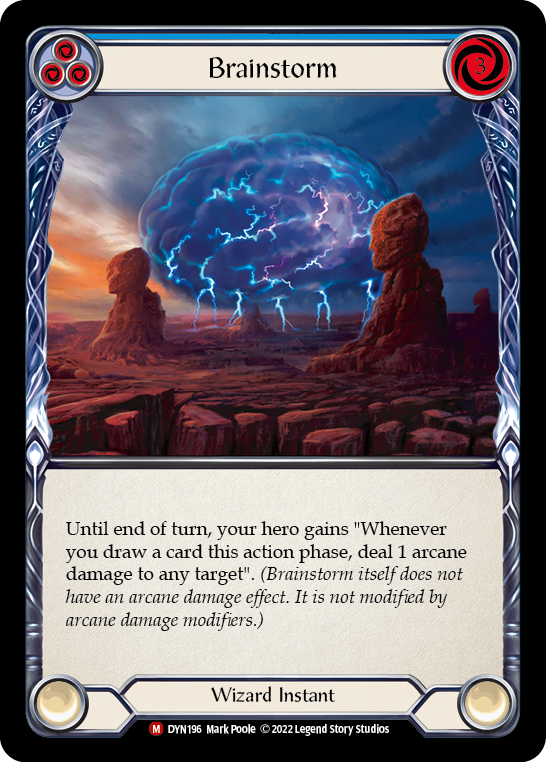 Brainstorm [DYN196] (Dynasty)  Rainbow Foil | The CG Realm