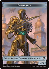 Construct // Golem (0013) Double-Sided Token [Aetherdrift Tokens] | The CG Realm