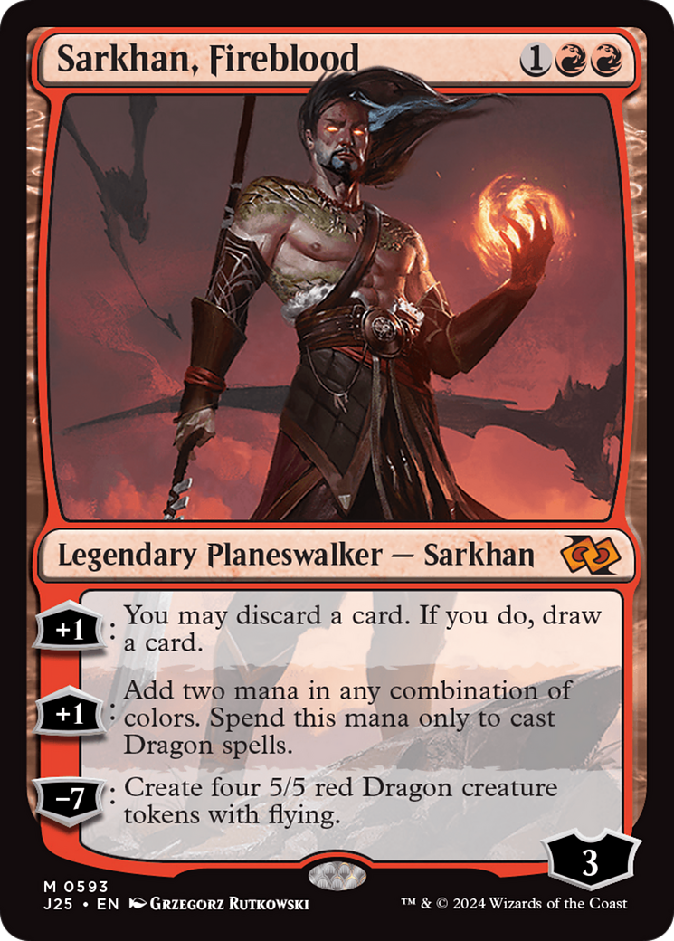 Sarkhan, Fireblood [Foundations Jumpstart] | The CG Realm