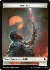 Rabbit // Soldier Double-Sided Token [Foundations Tokens] | The CG Realm