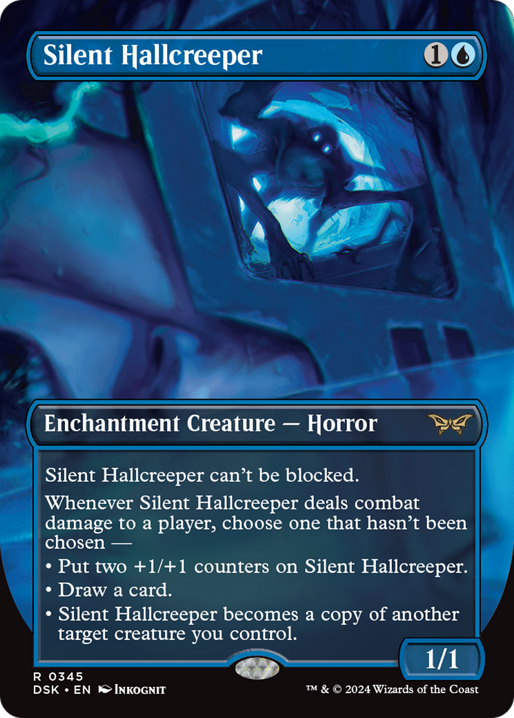 Silent Hallcreeper (Borderless) [Duskmourn: House of Horror] | The CG Realm