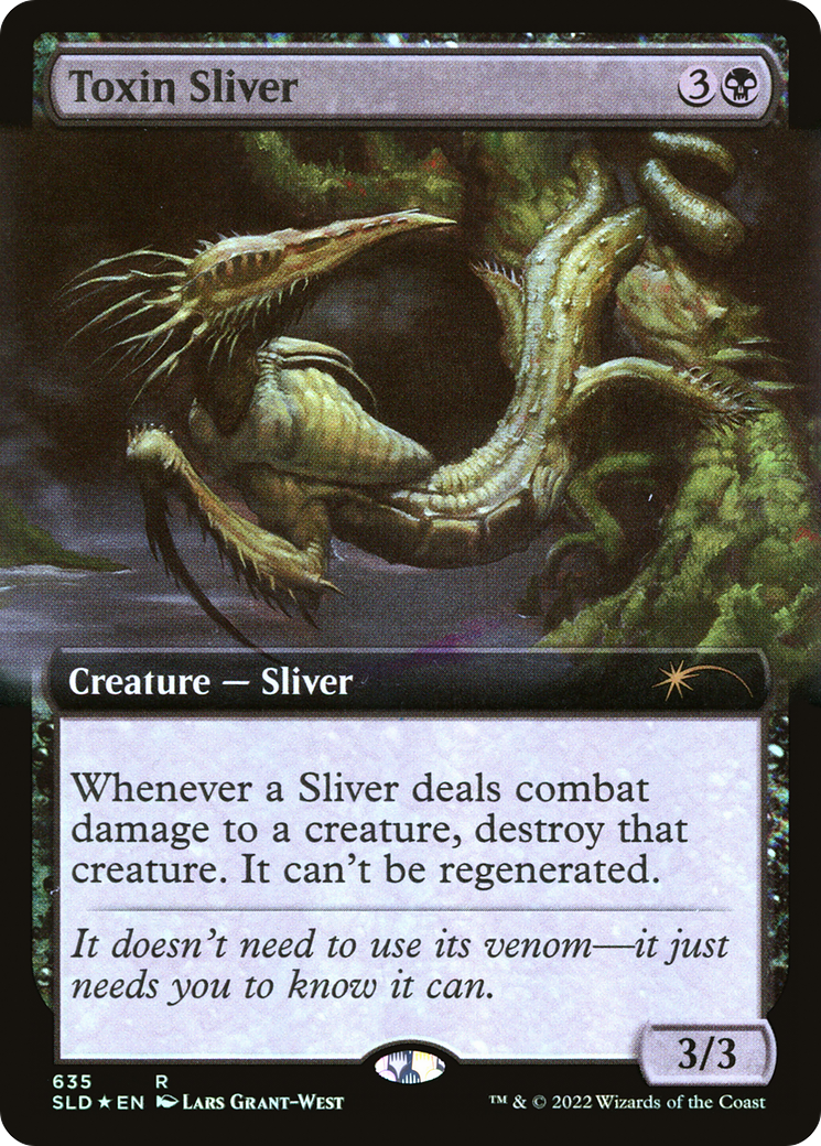 Toxin Sliver (Extended Art) [Secret Lair Drop Promos] | The CG Realm